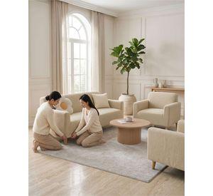Juego de Cubre Sillón 3+1+1 Texturizado Premium - Ajuste Perfecto 04