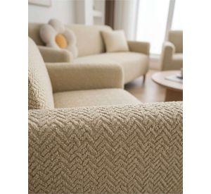 Juego de Cubre Sillón 3+1+1 Texturizado Premium - Ajuste Perfecto 04