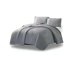 CUBRECAMA QUILT DELGADO TUFTING DE LUJO SUAVE KING M7