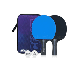 Pack X2 Paletas De Ping Pong + 2 Pelotas + Estuche