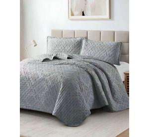 CUBRECAMA QUILT DELGADO TUFTING DE LUJO SUAVE KING R8