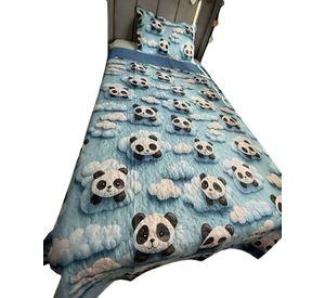 QUILT PRIMAVERA VERANO INFANTIL PANDA