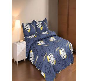QUILT CUBRECAMA DE VERANO PLAZA Y MEDIA INFANTIL AZUL 05