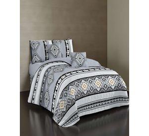 QUILT CUBRECAMA DE VERANO PLAZA Y MEDIA GRIS 04