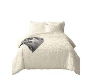 CUBRECAMA QUILT NORDICO DE VERANO DELGADO KING F8