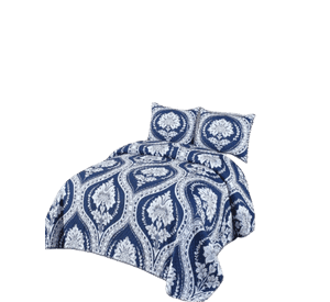 Cubrecama Ligero De Verano Con Pompones - Elegantes 2P TD10