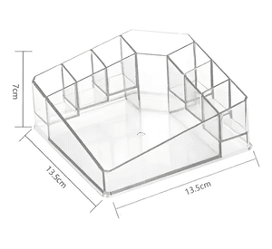 Organizador Acrilico Transparente para Maquillaje 7x13 5cm
