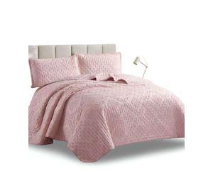 CUBRECAMA QUILT TUFTING DE LUJO SUAVE 2 PLAZAS T-004