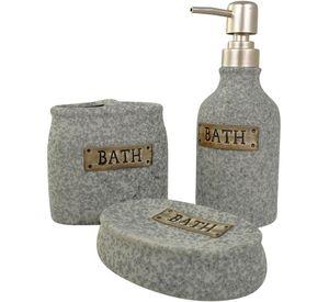 Juego Baño Stone 3 Piezas