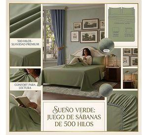 SET DE SABANAS DE 500 HILOS KING W12