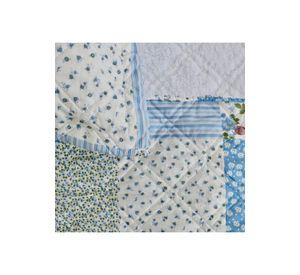 QUILT ANDES SHERPA ESTAMPADO PATCHWORK CELESTE 1.5 P