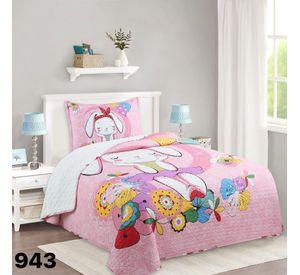 Cubrecama Sherpa 1.5 Plazas - Conejita Candy M943