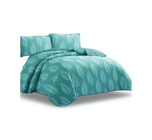 CUBRECAMA QUILT DELGADO TUFTING DE LUJO SUAVE KING T5