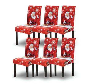 PACK DE 6 FUNDAS PARA SILLAS DE NAVIDAD N04