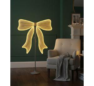 Lámpara Pie Decorativa Lazo Monumental Luminoso LED Jhn