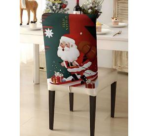 PACK DE 6 FUNDAS DE RESPALDO DE SILLAS DE NAVIDAD N21