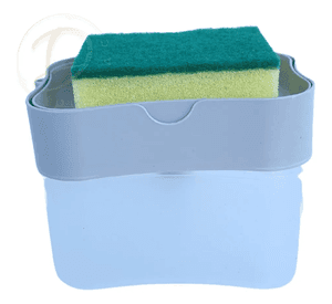 Caja Dispensadora De Jabón Lavaloza + Esponja Cocina |diamac Surtidos