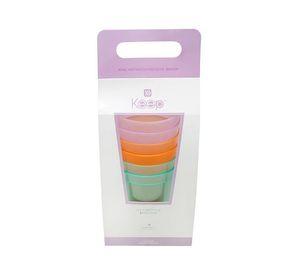 SET 6 VASOS PLASTICOS KEEP 500 ML