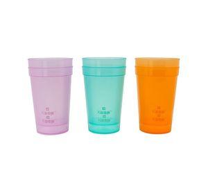 SET 6 VASOS PLASTICOS KEEP 500 ML