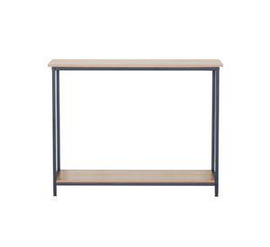 Arrimo Novahus Industrial Café con Tubo de Acero y MDF