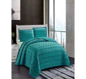 CUBRECAMA QUILT TUFTING DE LUJO SUAVE KING k007