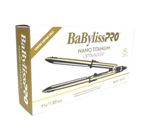 Plancha BabylissPro Nano Titanium Optima 3000 Gold