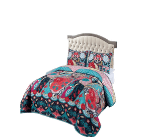 Cubrecama Ligero De Verano Con Pompones - Elegantes KING / Super King TD13