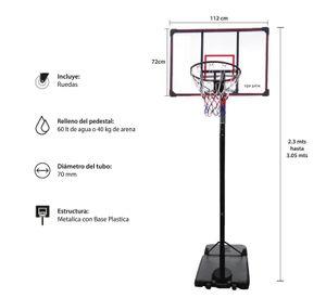 Aro – Pedestal de Básquetbol A750 Elite Easy