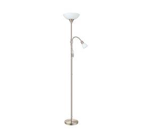 Lámpara Pie Up Acero Niquel E27 1X60W Cod.82842