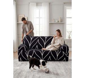 Funda De Sofá Elasticada Efecto Tapizado 360° - 4 Cuerpos 11