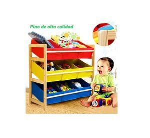 Estante Infantil Organizador De Juguetes Repisa 64x28.5x60cm