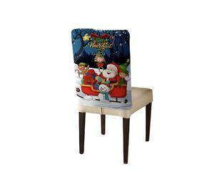 SET DE 6 FUNDAS DE RESPALDO DE SILLAS DE NAVIDAD N23