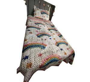 COBERTOR QUILT VERANO INFANTIL ARCOIRIS
