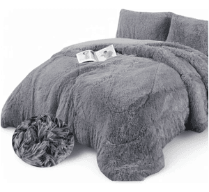 cobertor peludo chiporro 1.5 plaza + funda almohada