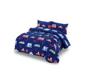 COBERTOR DE INVIERNO INFANTIL CARRO DE NIÑO PLUSH CON CHIPORRO PLAZA Y MEDIA S47