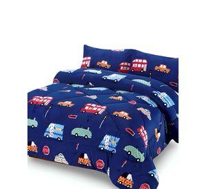 COBERTOR DE INVIERNO INFANTIL CARRO DE NIÑO PLUSH CON CHIPORRO PLAZA Y MEDIA S47
