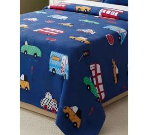 Juego de Sabanas de verano Autitos niño Infantil 1 plaza MAS 1 ALMOHADA