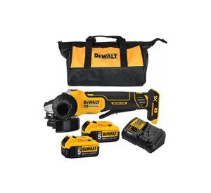ESMERIL 4 1/2 20V DEWALT+2B 5A+C+BOLSO DCG408P2-B2