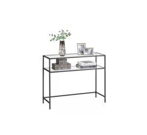 Mesa de arrimo vidrio Black Premium