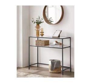 Mesa de arrimo vidrio Black Premium