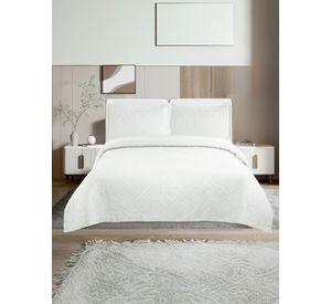 CUBRECAMA QUILT DE VERANO UNICOLOR TF KING 15