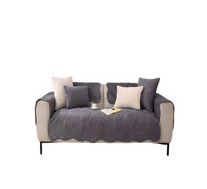 FUNDA DE SOFA DE 5 PIEZAS CON RELIEVE GRIS