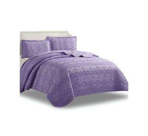 CUBRECAMA QUILT DELGADO TUFTING DE LUJO SUAVE PLAZA Y MEDIA N2