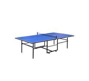 Mesa de Ping Pong Plegable Azul