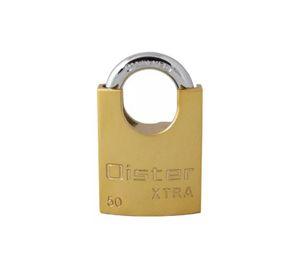 Candado oister xtra con hombro 50mm color amarillo