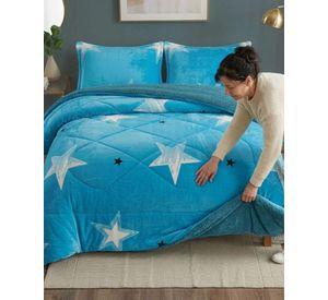 Cubrecama Plush con Chiporro Extra Suave y Térmico Invierno Plaza y Media05