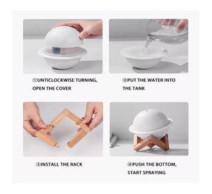 Humidificador Difusor De Aire Lampara Luna 3D 300ml