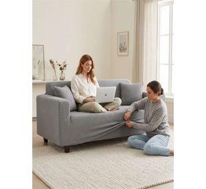 Funda De Sofá Elástica Cuadrillé: Renueva Tu Living En Minutos (4 Cuerpos) 1