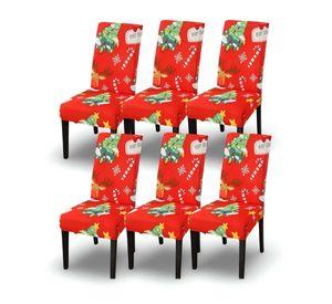 SET DE 6 FUNDAS PARA SILLAS DE NAVIDAD N15