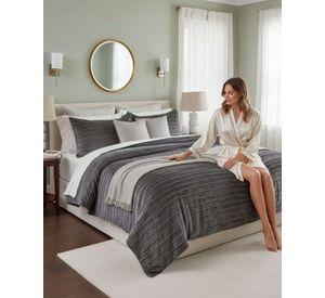 Frazada Soft Premium Estilo Boho Nórdico 2 Plazas Extra Suave y Liviana A4